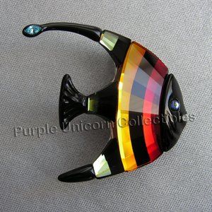 Swarovski Crystal Paradise Calabar Fish Brooch